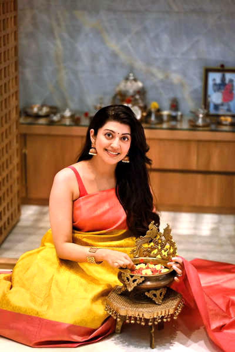 Yellow plays a significant role in all of our festivals, says Pranitha Subhash.