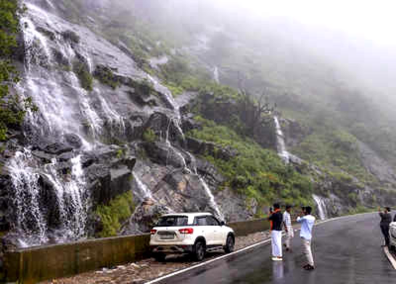 Waterfalls in Karnataka resume flowing with vigor as authorities introduce safety measures